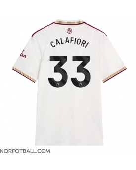 Billige Fotballdrakt Arsenal Riccardo Calafiori #33 Replika Tredjedrakt 2025-26 Kortermet